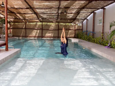 Aqua Yoga in Abu Dhabi at House of Nature